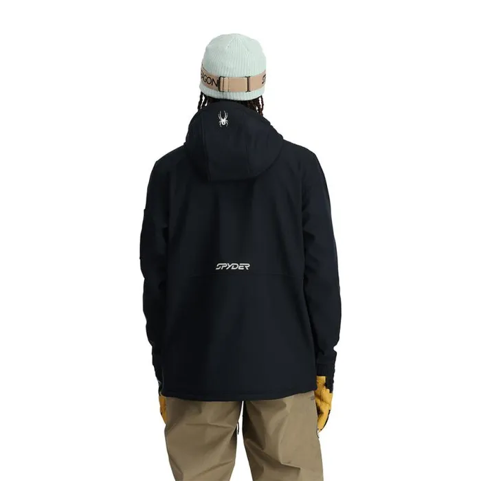 Spyder Shell Softshell Riding Hoodie Black 8211 Mens