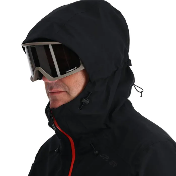 Spyder Shell Volt Black 8211 Mens