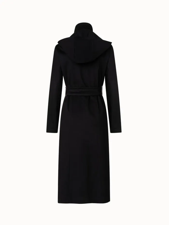 Storm System Cashmere Coat Black Women Akris Coats
