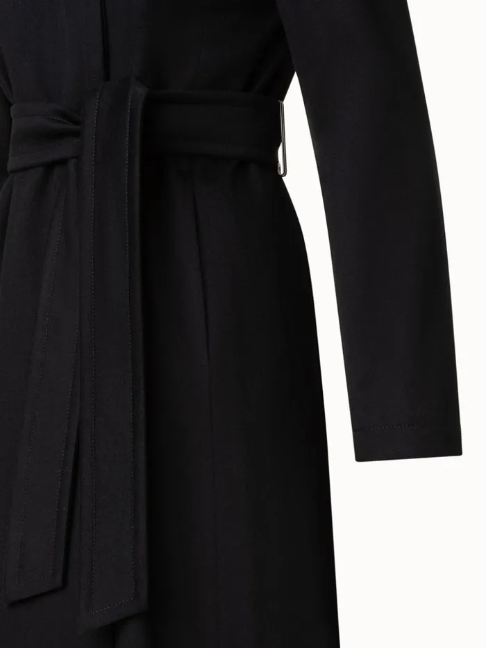 Storm System Cashmere Coat Black Women Akris Coats