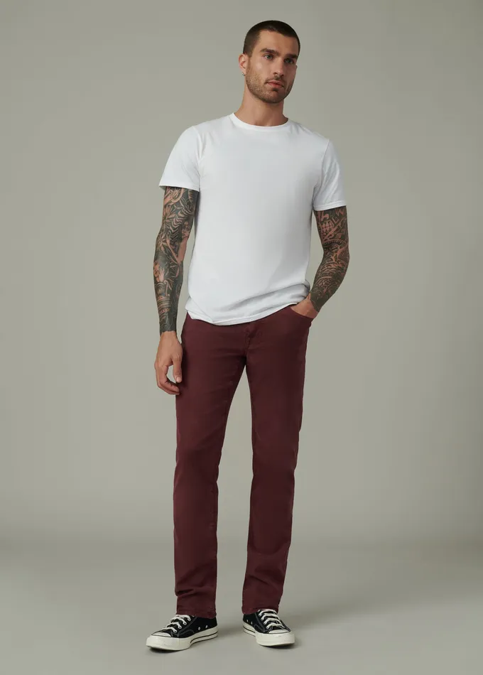 STRAIGHT NARROW Joe8217s Jeans Men THE BRIXTON TWILL Merlot