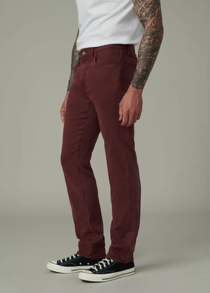 STRAIGHT NARROW Joe8217s Jeans Men THE BRIXTON TWILL Merlot