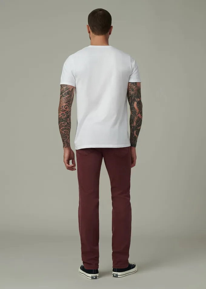 STRAIGHT NARROW Joe8217s Jeans Men THE BRIXTON TWILL Merlot