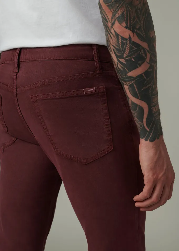 STRAIGHT NARROW Joe8217s Jeans Men THE BRIXTON TWILL Merlot