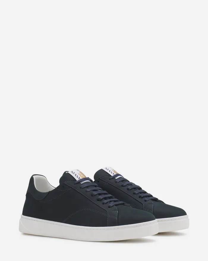 Suede Ddb0 Sneakers Navy Blue Men Lanvin Sneakers