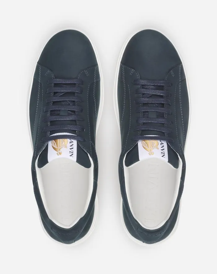 Suede Ddb0 Sneakers Navy Blue Men Lanvin Sneakers