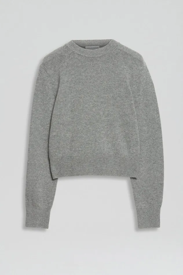 Sweaters CASHMERE CREW SWEATER GREYMELANGE Scanlan Theodore Women