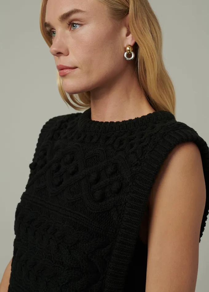 Sweaters THE CLARA SWEATER VEST Black Joe8217s Jeans Women