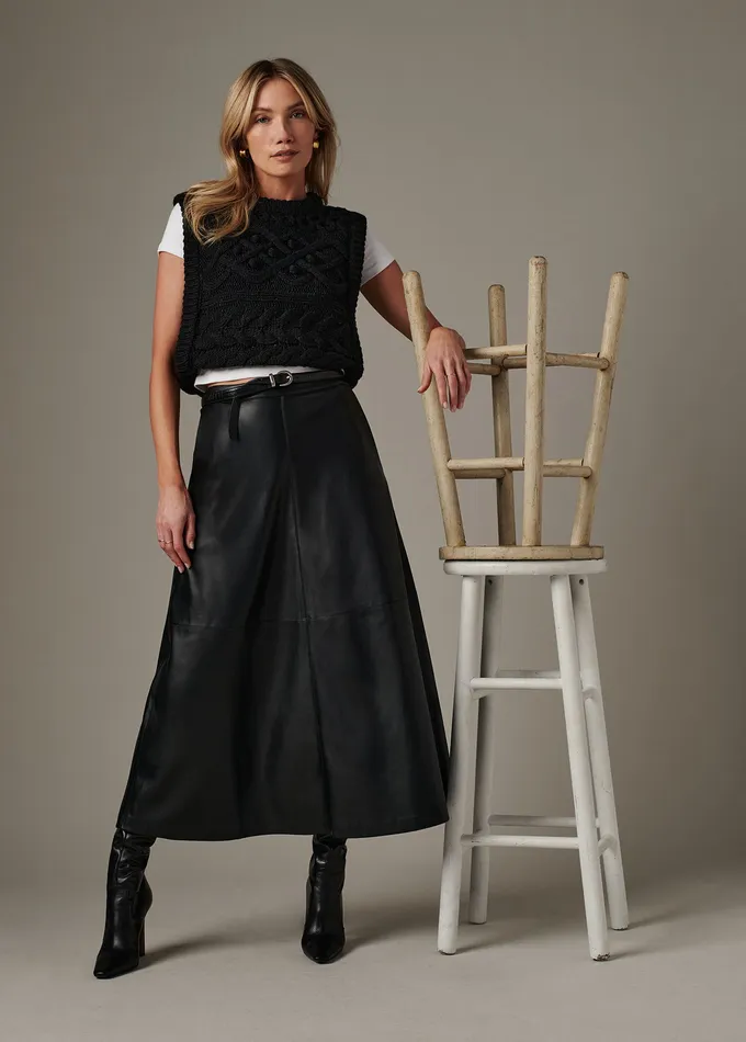 Sweaters THE CLARA SWEATER VEST Black Joe8217s Jeans Women