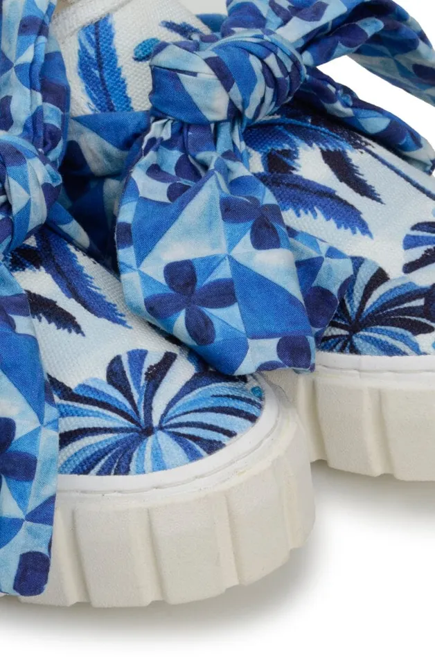 Sweet Rio Mule Sneaker With Bow Women Farm Rio Boots and Sneakers