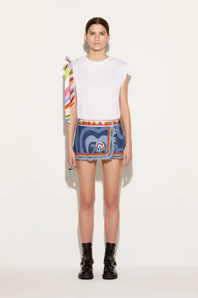 TShirts And Sweatshirts Women PUCCI TieDetail Tshirt