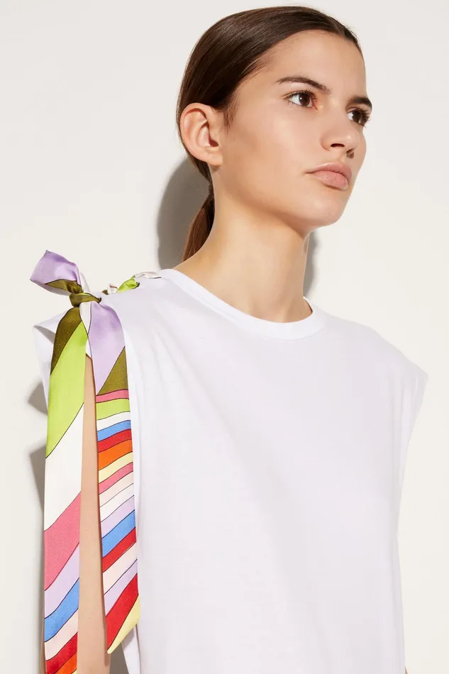 TShirts And Sweatshirts Women PUCCI TieDetail Tshirt