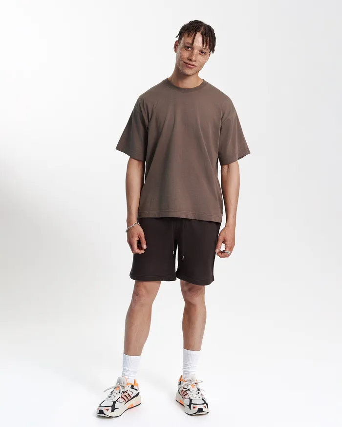 TShirts Colorfulstandard Men Oversized Organic TShirt 8211 Red Tangerine