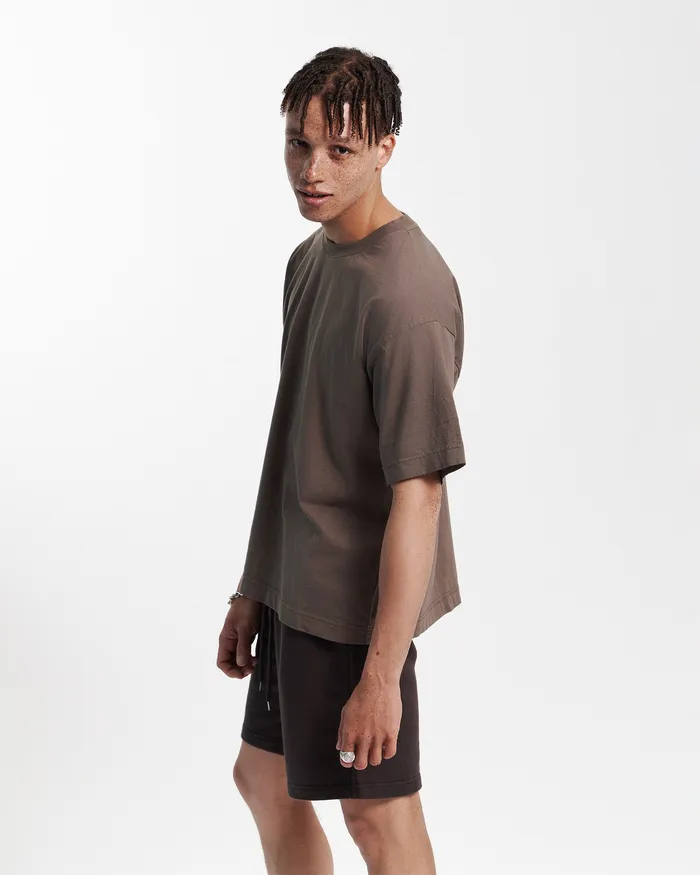 TShirts Colorfulstandard Men Oversized Organic TShirt 8211 Red Tangerine