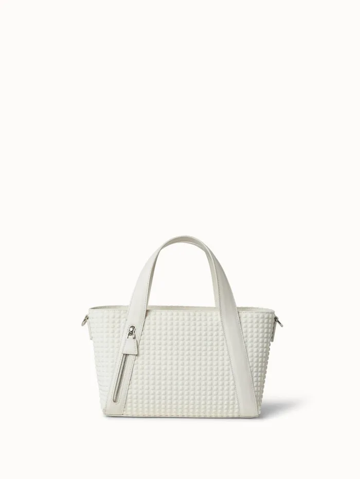 Techno Trapezoid Little Alexa Bag White Women Akris Crossbody Bags