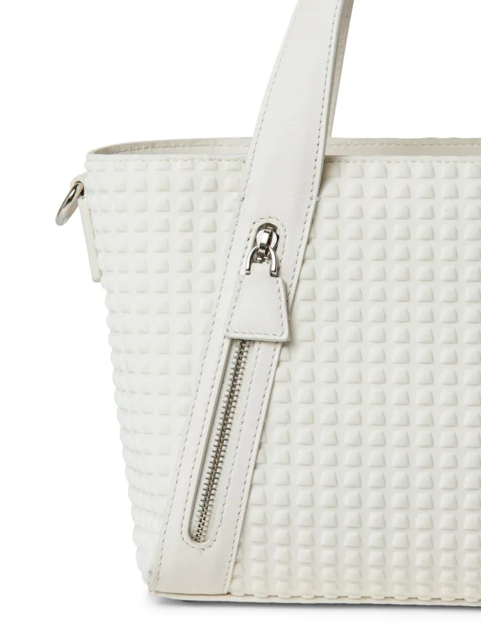 Techno Trapezoid Little Alexa Bag White Women Akris Crossbody Bags