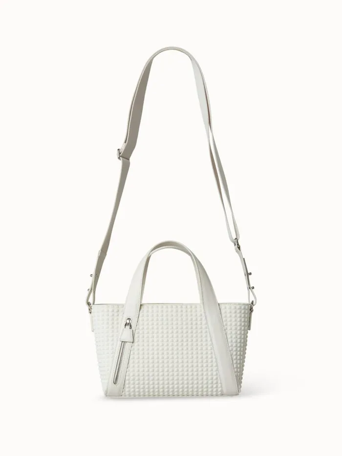 Techno Trapezoid Little Alexa Bag White Women Akris Crossbody Bags