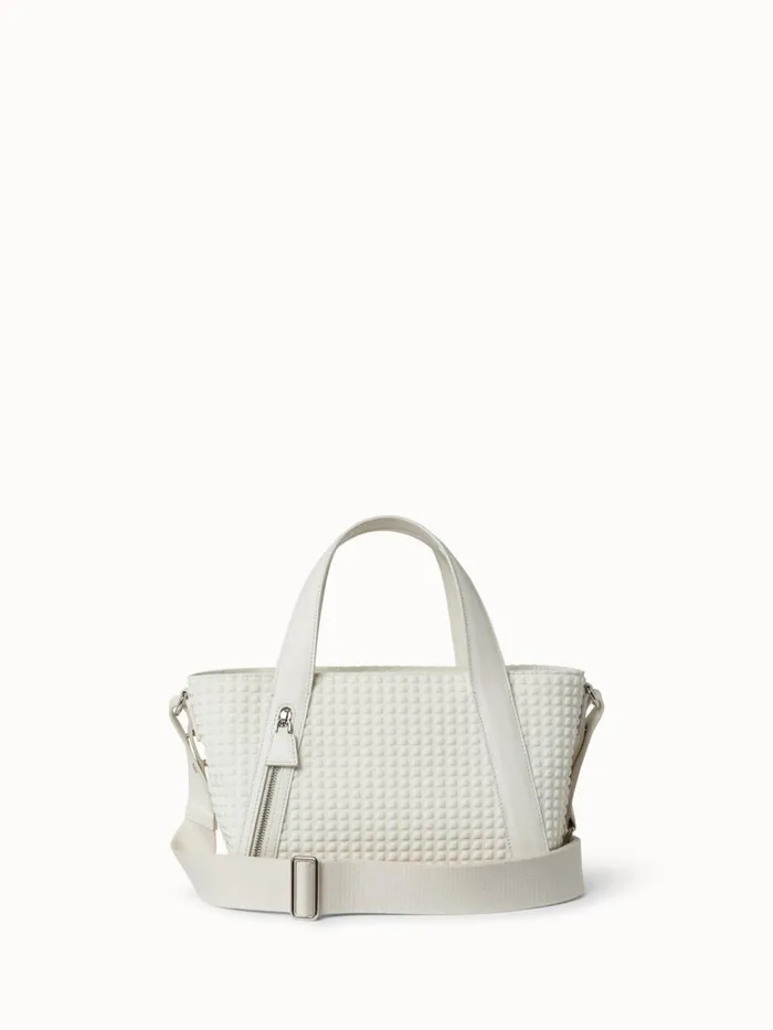 Techno Trapezoid Little Alexa Bag White Women Akris Crossbody Bags