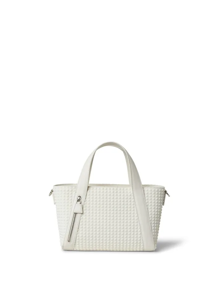Techno Trapezoid Little Alexa Bag White Women Akris Crossbody Bags