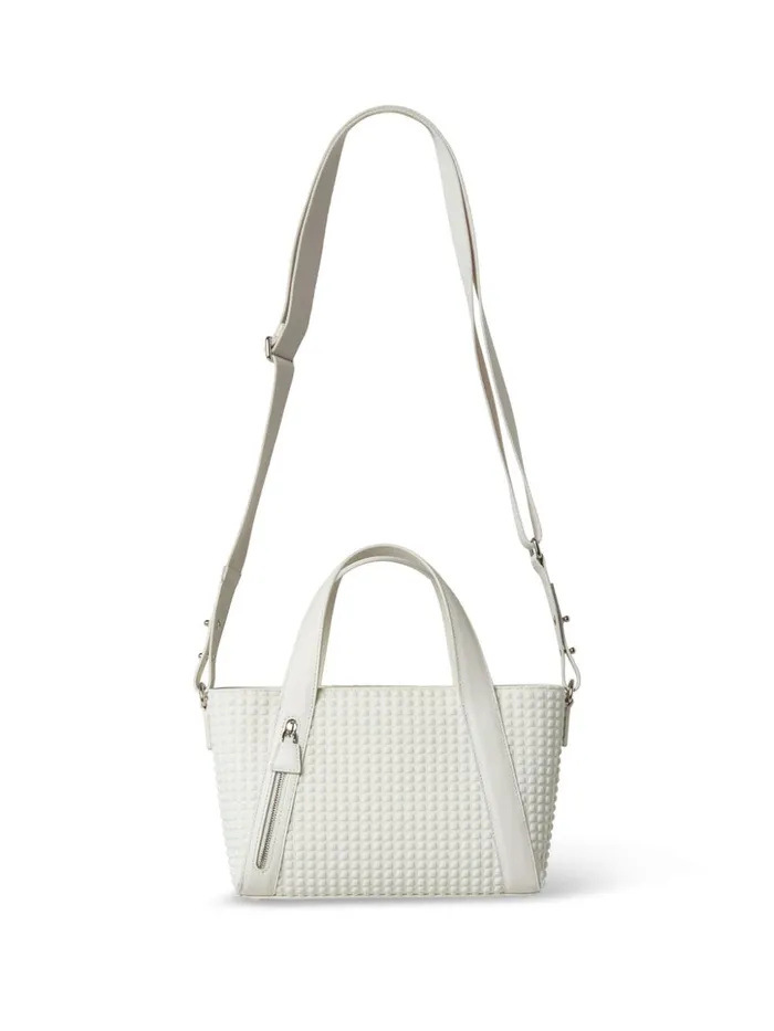 Techno Trapezoid Little Alexa Bag White Women Akris Crossbody Bags