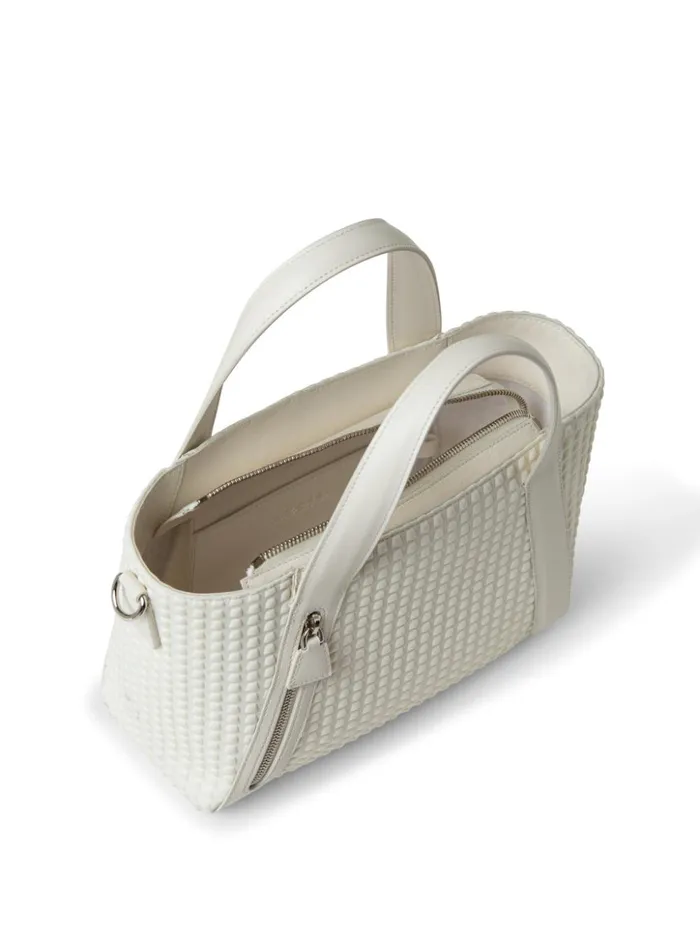 Techno Trapezoid Little Alexa Bag White Women Akris Crossbody Bags