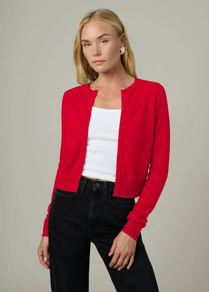 THE DANI CASHMERE CARDIGAN Holiday Red Sweaters Joe8217s Jeans Women