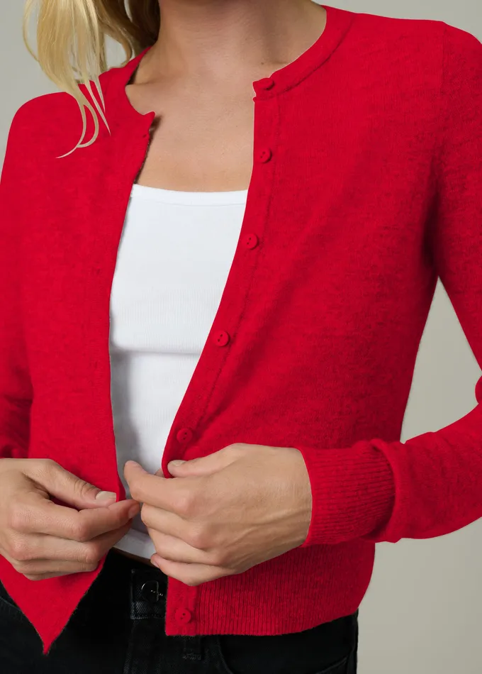 THE DANI CASHMERE CARDIGAN Holiday Red Sweaters Joe8217s Jeans Women