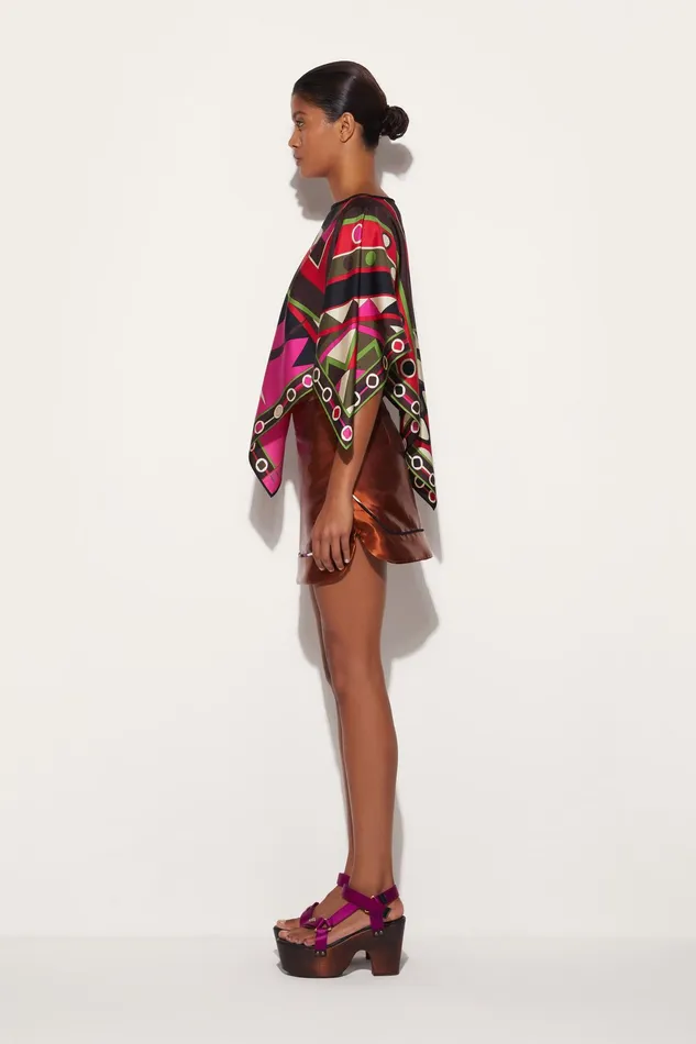 Tops And Shirts Women PUCCI VivaraPrint Silk Top