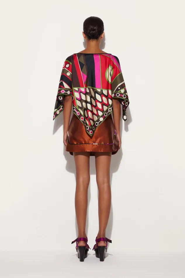 Tops And Shirts Women PUCCI VivaraPrint Silk Top