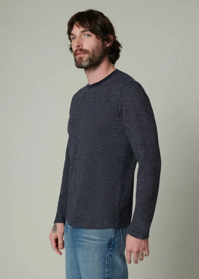 Tops Tees TATE LONG SLEEVE CREWNECK Night Sky 8211 Joe8217s Jeans Men