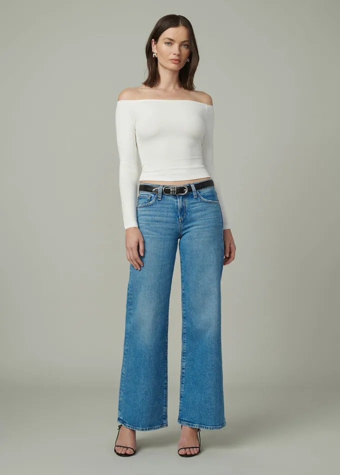 Tops Women Joe8217s Jeans THE DEVIN OFF THE SHOULDER TOP Ecru