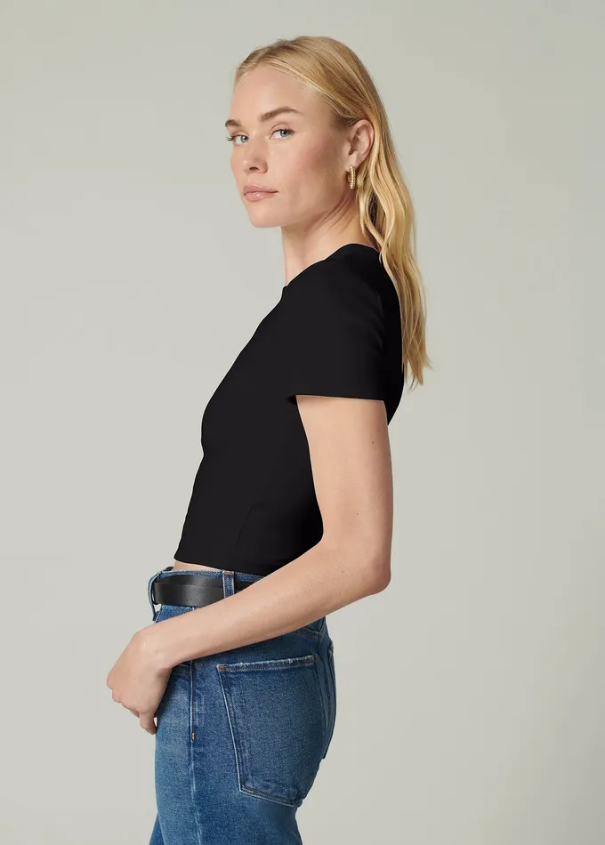 Tops Women THE BABY TEE Black Joe8217s Jeans Tops Women THE BABY TEE Black Joe8217s Jeans