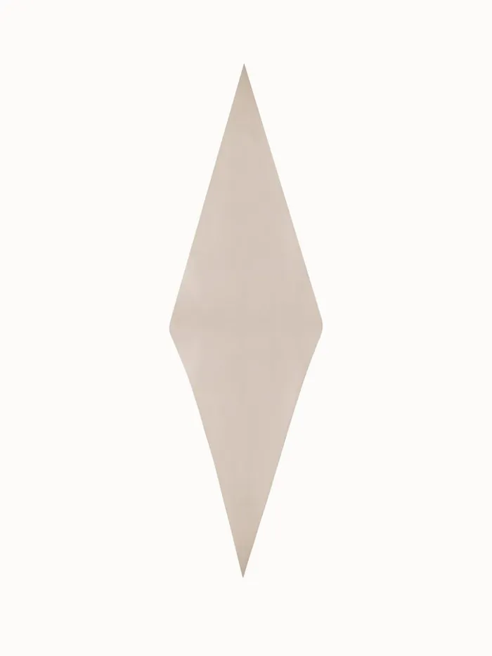 Trapezoid Shaped Scarf From Cashmere Silk Beige Women Akris Knitwear
