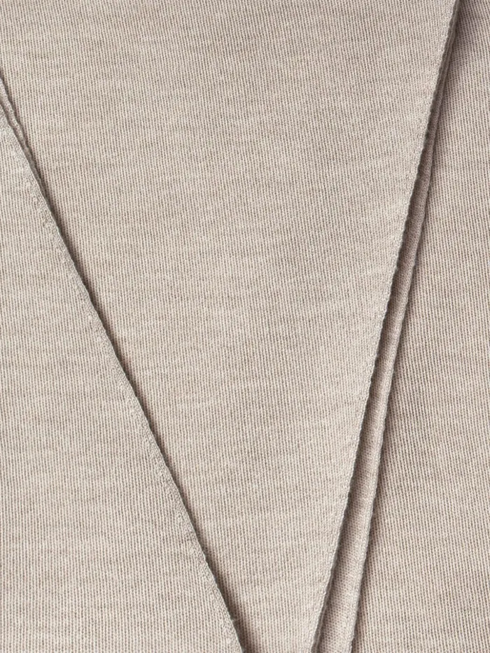 Trapezoid Shaped Scarf From Cashmere Silk Beige Women Akris Knitwear