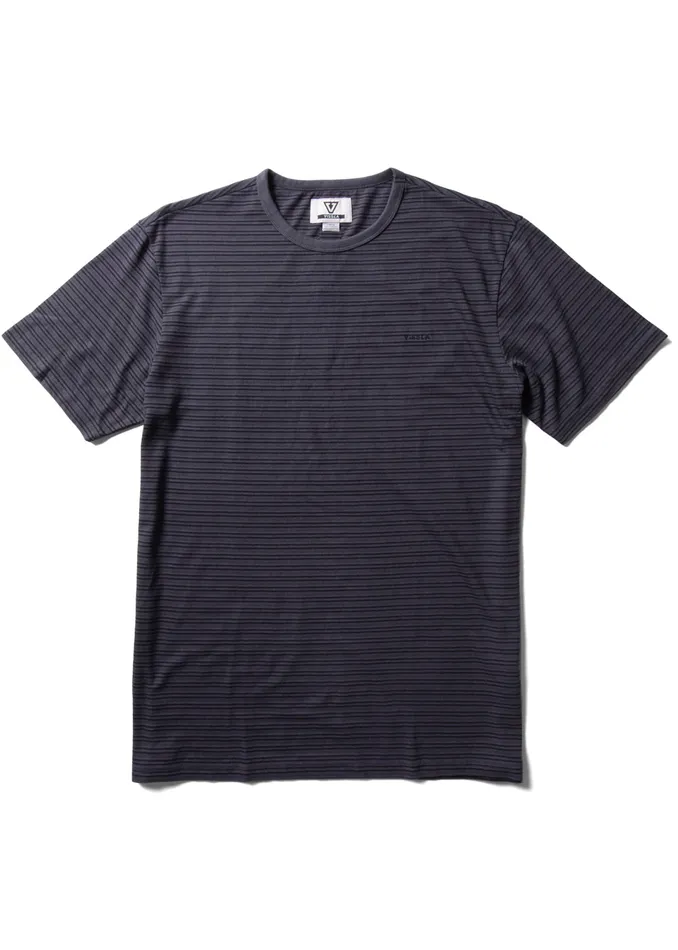 Trimmer Ss Tee Graphite Men Knit Tees Vissla