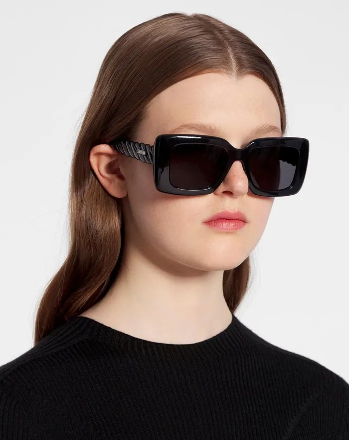 Twist Sunglasses Dark Grey Women Lanvin Sunglasses