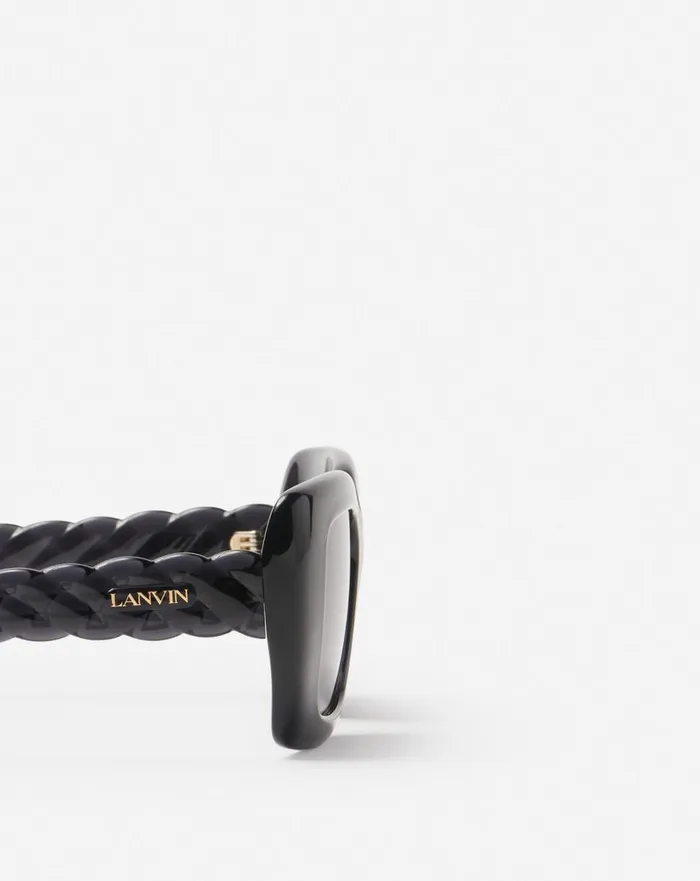 Twist Sunglasses Dark Grey Women Lanvin Sunglasses