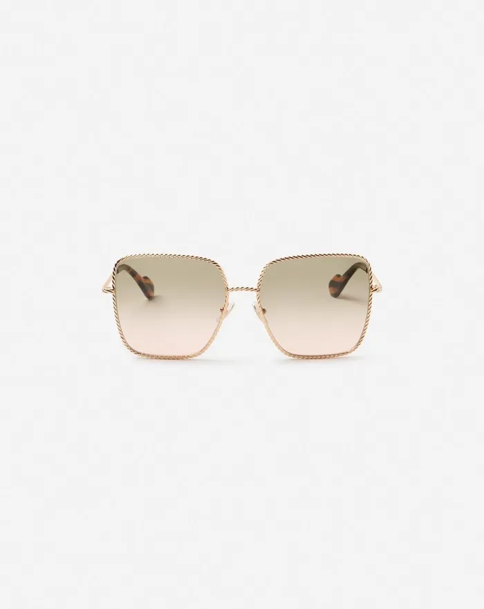 Twist Sunglasses Goldpink Women Lanvin Sunglasses