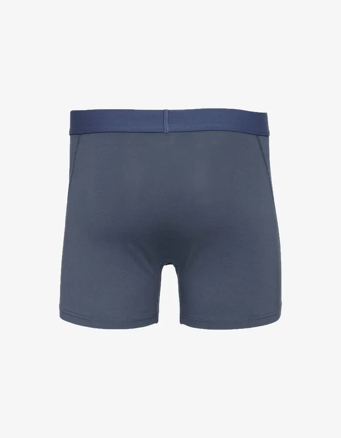 Underwear Men Classic Organic Boxer Briefs 8211 Petrol Blue Colorfulstandard