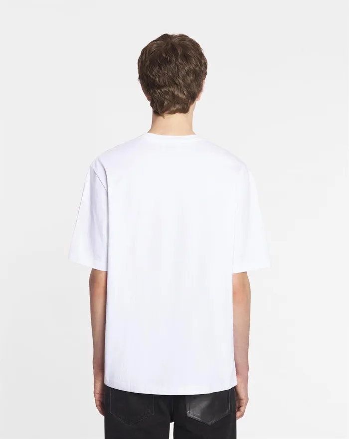 Unisex Printed Tshirt Optic White Men Lanvin Coats and Jackets Unisex Printed Tshirt Optic White Men Lanvin Coats and Jackets