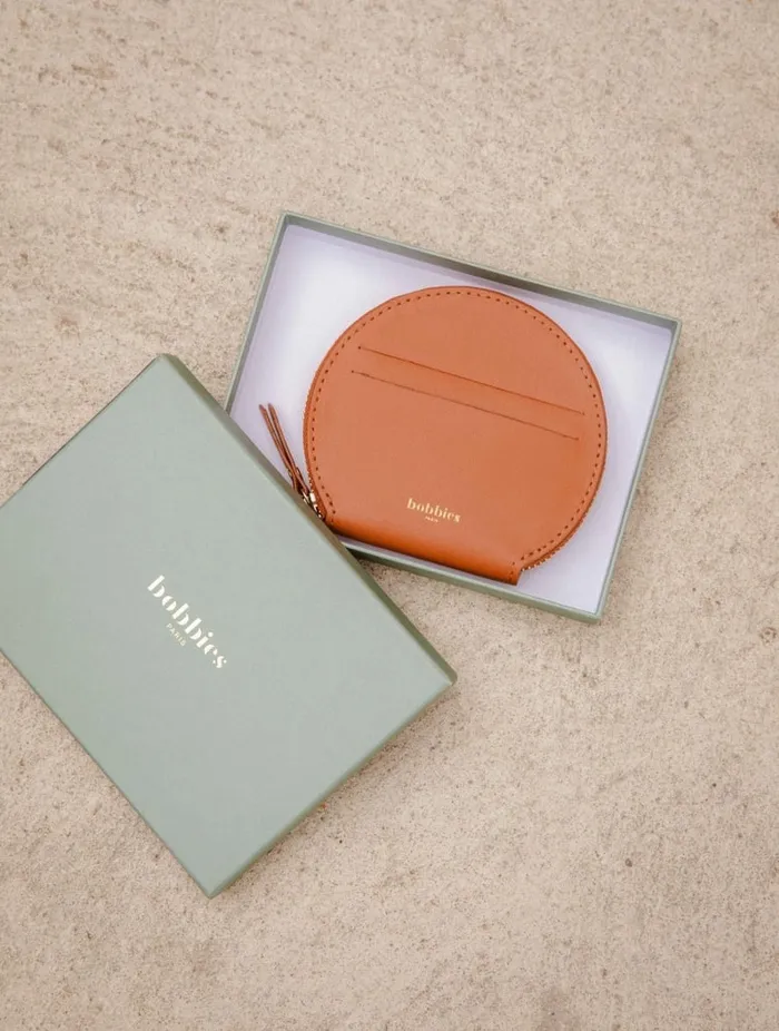 Vrone Amber Camel Women Bobbies Small Leather Goods Vrone Amber Camel Women Bobbies Small Leather Goods