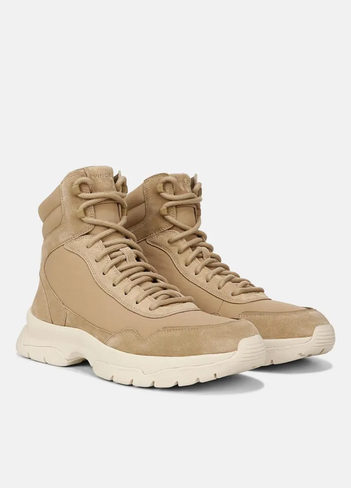 Vince Boots Men Elvio Leather Lug Boot New Camel
