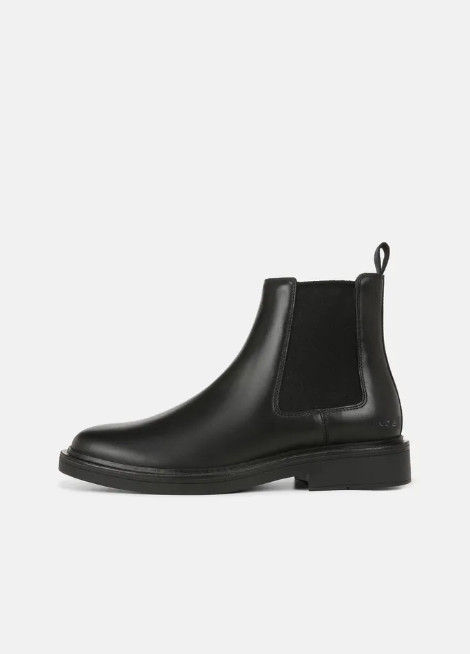 Vince Boots Men Erik Leather Chelsea Boot Black