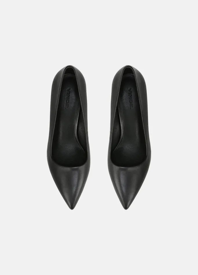 Vince Loafers and Mules Women Paris Leather Pump Black