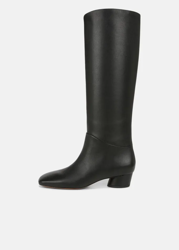 Vince Loafers and Mules Women Ramona Leather Knee Boot Black