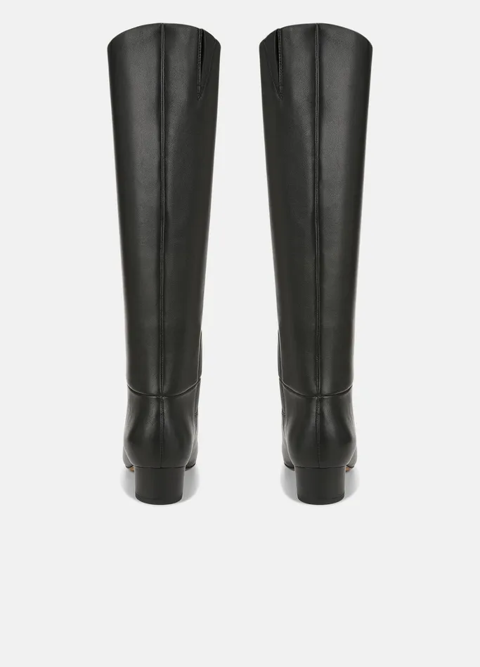 Vince Loafers and Mules Women Ramona Leather Knee Boot Black
