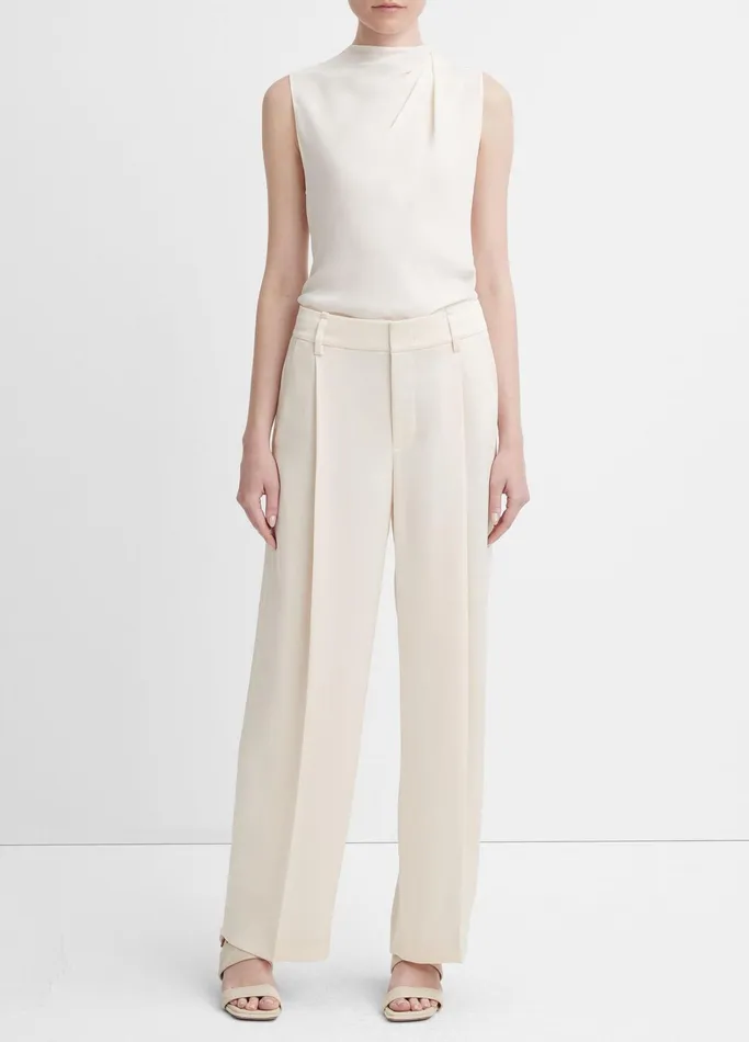 Vince Pants and Shorts Women Satin WideLeg Pant Enoki