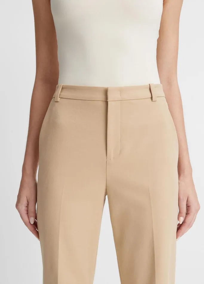 Vince Pants and Shorts Women StretchCotton BootCut Trouser Sesame