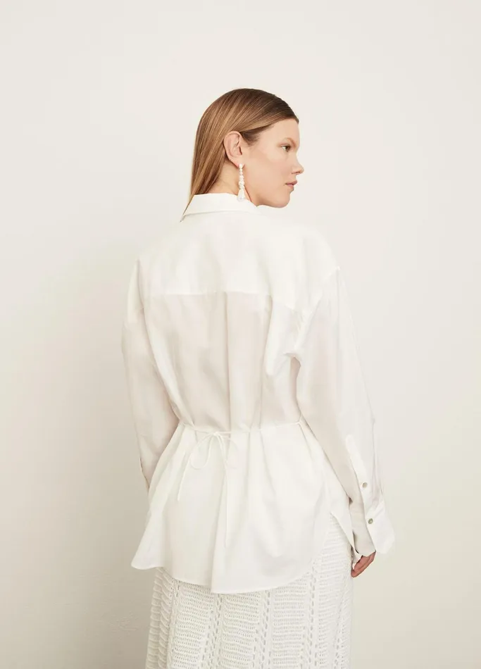 Vince Shirts and Tops Women Oversized Shirt Optic White