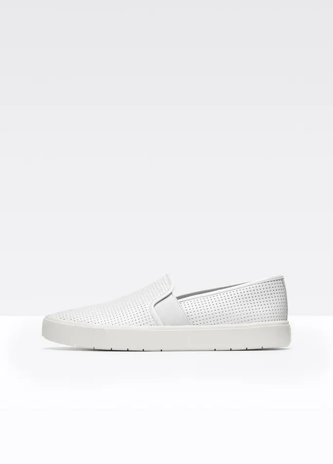 Vince Sneakers Women Perforated Leather Blair Sneaker White